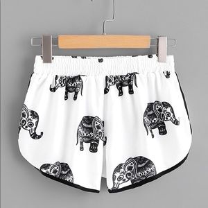 Urban Outfitters shorts elephant pattern